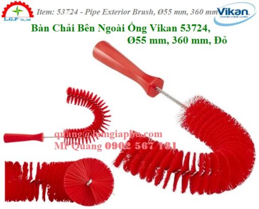 Bàn Chải Bên Ngoài Ống Vikan 53724 (đỏ)
