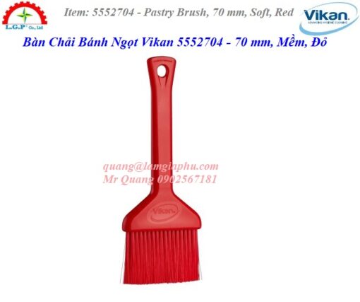 Bàn Chải Bánh Ngọt Vikan 5552704 (đỏ)