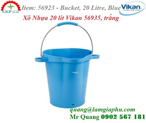 Xô Nhựa 20 lít Vikan 56933 (xanh dương)