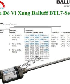 Đầu Dò Tuyến Tính Balluff BTL7 series