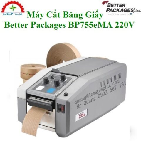 Máy Cắt Băng Giấy Better Packages BP755eMA