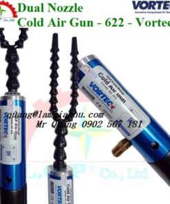 Dual Nozzle Cold Air Gun - 622 - Vortec