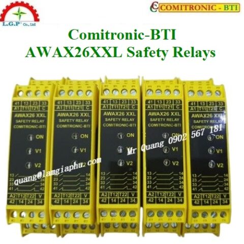 Comitronic Việt Nam - Comitronic-BTI AWAX26XXL Safety Relays