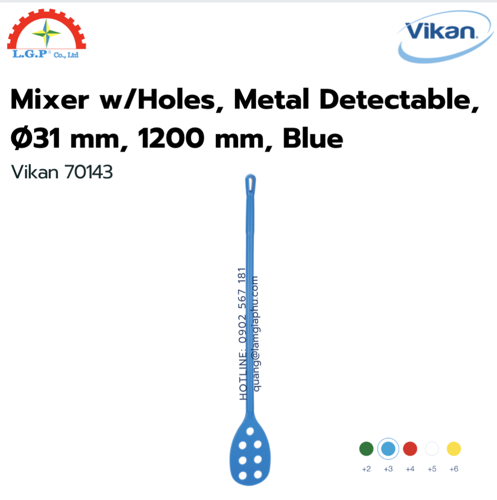 Cây khuấy có lỗ Vikan 70143 - Đại lý Vikan