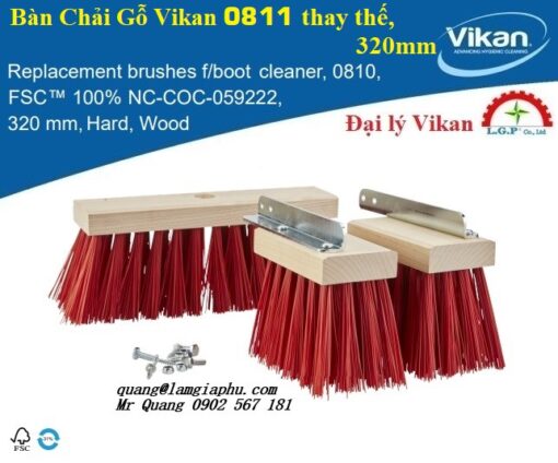 Bàn Chải Gỗ Vikan 0811