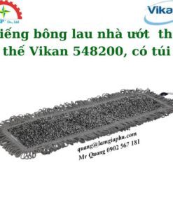 Miếng bông lau nhà ướt thay thế Vikan 548200, có túi