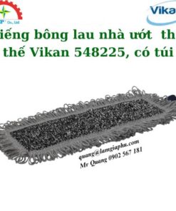 Miếng bông lau nhà ướt thay thế Vikan 548225, có túi