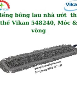 Miếng bông lau nhà ướt thay thế Vikan 548240, Móc & vòng