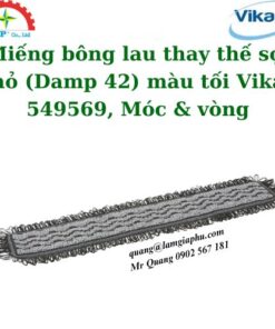 Miếng bông lau thay thế sợi nhỏ (Damp 42) màu tối Vikan 549569, Móc & vòng