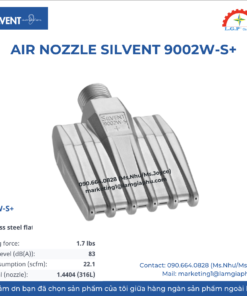 VÒI PHUN KHÍ - SILVENT 9002W-S+