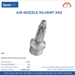 VÒI PHUN KHÍ - SILVENT X02