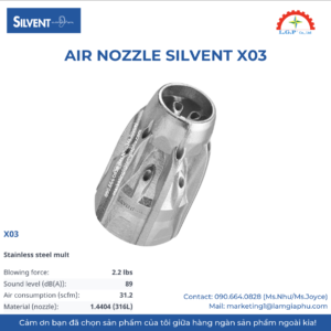 VÒI PHUN KHÍ - SILVENT X03
