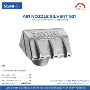 VÒI PHUN KHÍ - SILVENT 931