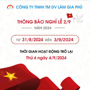 Thông báo nghỉ lễ 2/9