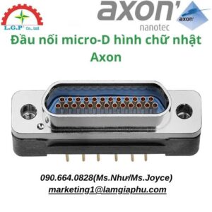 Đầu nối micro-D hình chữ nhật Axon