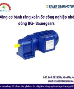 Động cơ bánh răng xoắn ốc công nghiệp nhỏ dòng BG- Bauergears