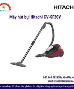 Máy hút bụi Hitachi CV-SF20V - Sức mạnh hút sạch mọi ngóc ngách Hitachi CV-SF20V chính là giải pháp hoàn hảo cho ngôi nhà của bạn. Với công suất 2000W mạnh mẽ, công nghệ cyclone hiện đại và ống nối dài linh hoạt, CV-SF2