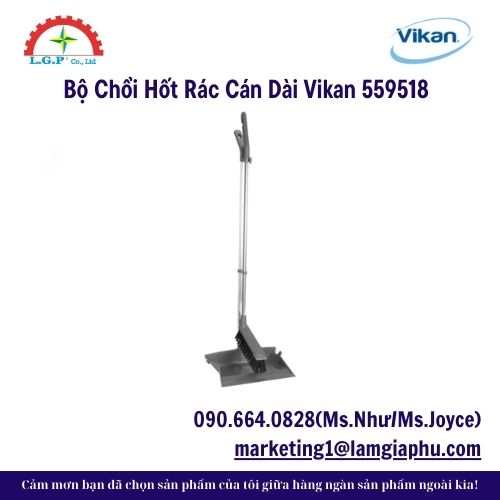 Bộ Chổi Hốt Rác Cán Dài Vikan 559518