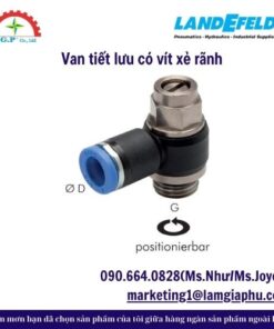 Van tiết lưu có vít xẻ rãnh