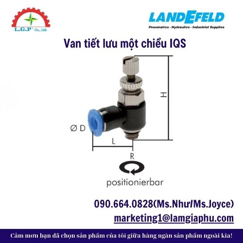 Van tiết lưu một chiều IQS