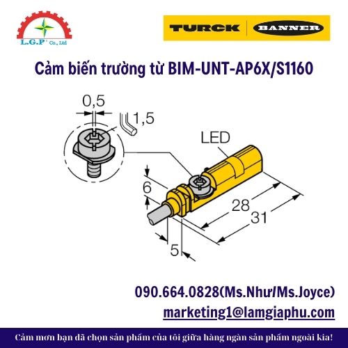 Cảm biến trường từ BIM-UNT-AP6X/S1160