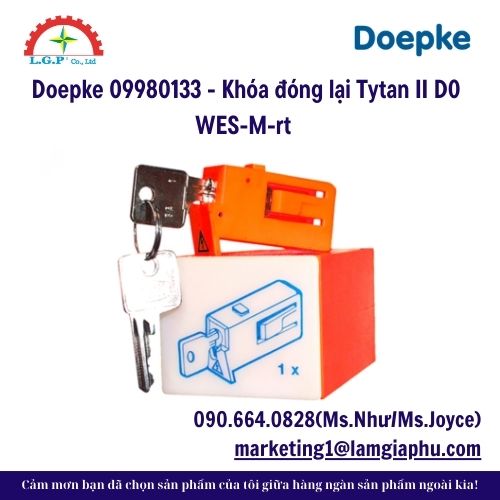 Doepke 09980133 - Khóa đóng lại Tytan II D0 WES-M-rt 