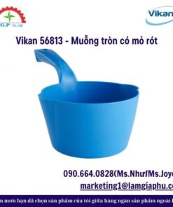 Vikan 56813 - Muỗng tròn có mỏ rót