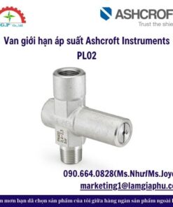 Van giới hạn áp suất Ashcroft Instruments PL02