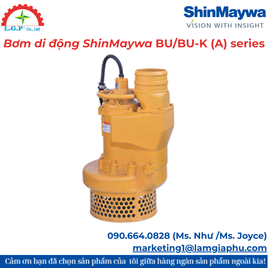 Bơm di động ShinMaywa BU/BU-K (A) series