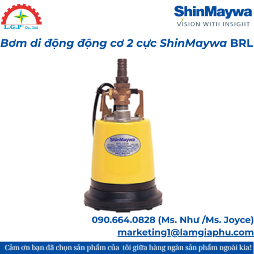 Bơm di động động cơ 2 cực ShinMaywa BRL