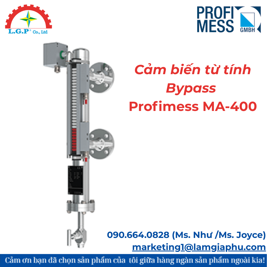 Cảm biến từ tính Bypass Profimess MA-400