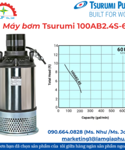 Máy bơm Tsurumi 100AB2.4S-62