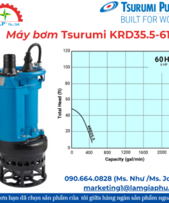 Máy bơm Tsurumi KRD35.5-61