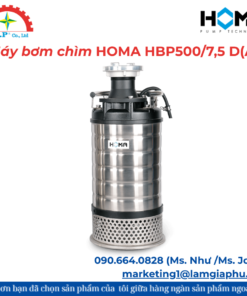 Máy bơm chìm HOMA HBP500/7,5 D(A)