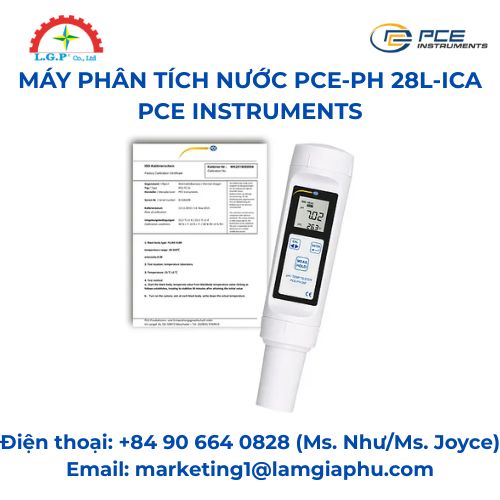 Máy phân tích nước PCE-PH 28L-ICA PCE Instruments