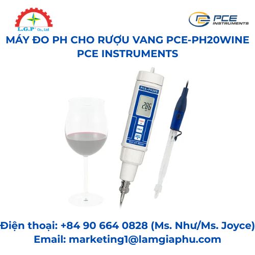 Máy đo pH cho rượu vang PCE-PH20WINE PCE Instruments