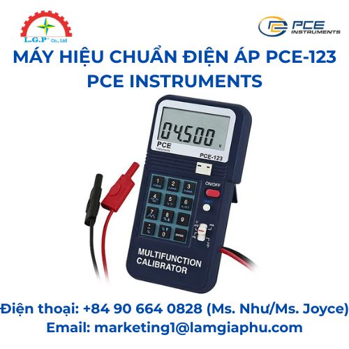 Máy hiệu chuẩn điện áp PCE-123 PCE Instruments