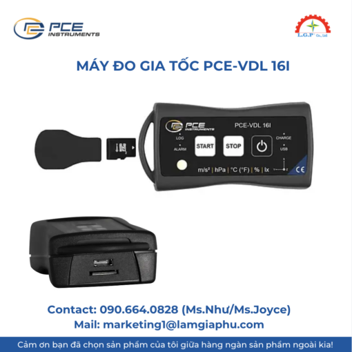 Máy đo gia tốc PCE-VDL 161