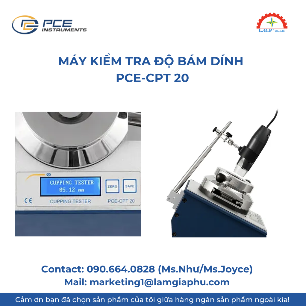 Máy kiểm tra độ bám dính PCE-CPT 20