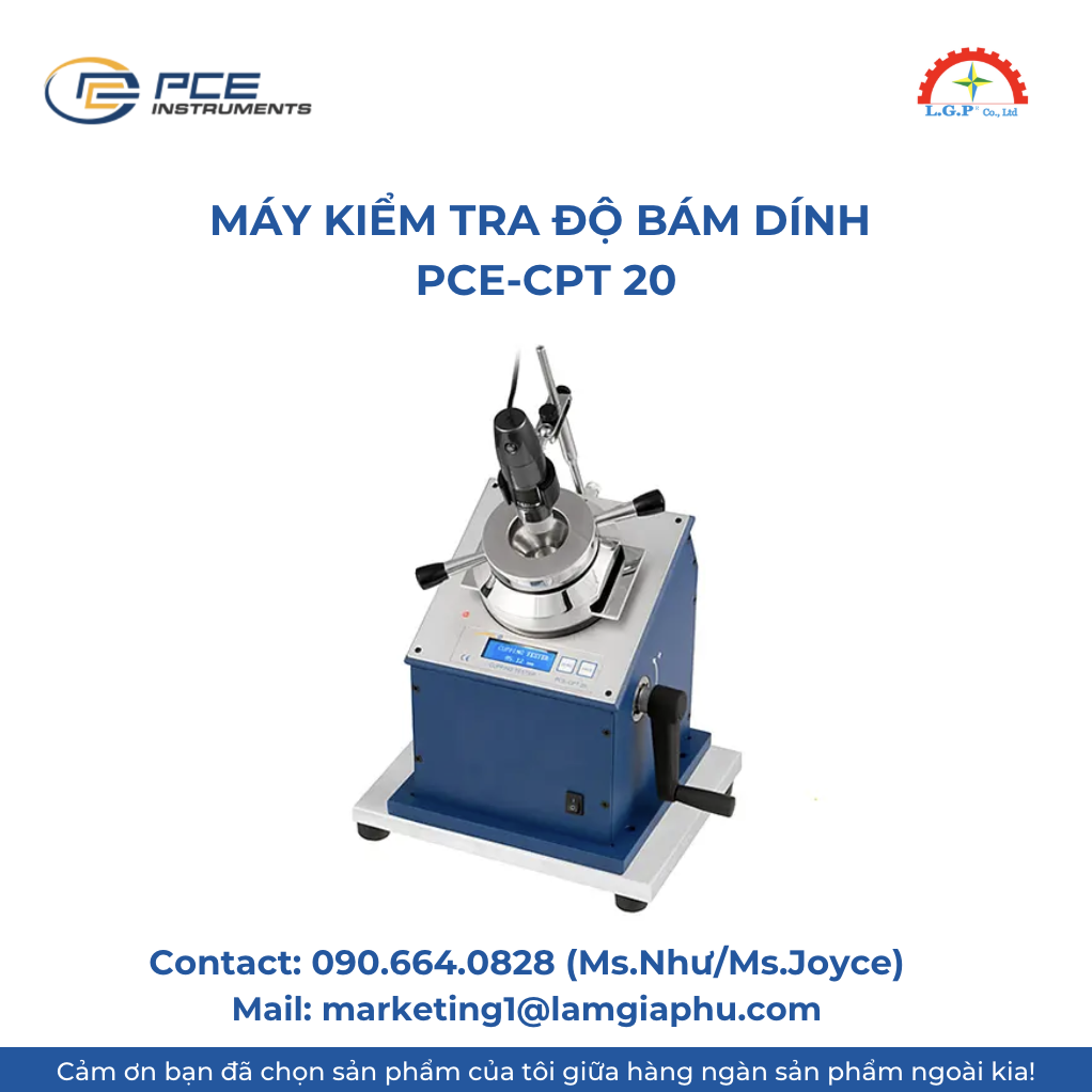 Máy kiểm tra độ bám dính PCE-CPT 20.