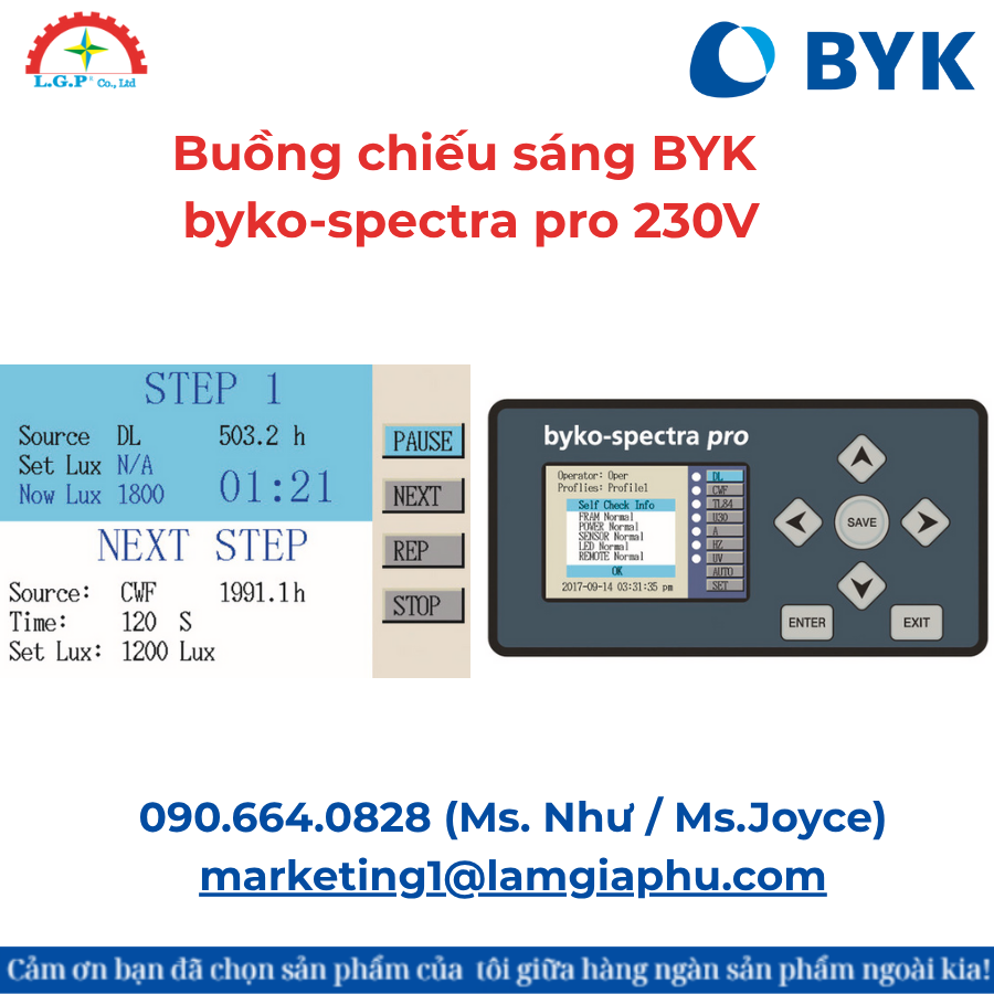 Buồng chiếu sáng BYK 6073 byko-spectra pro 230V - Ảnh 2