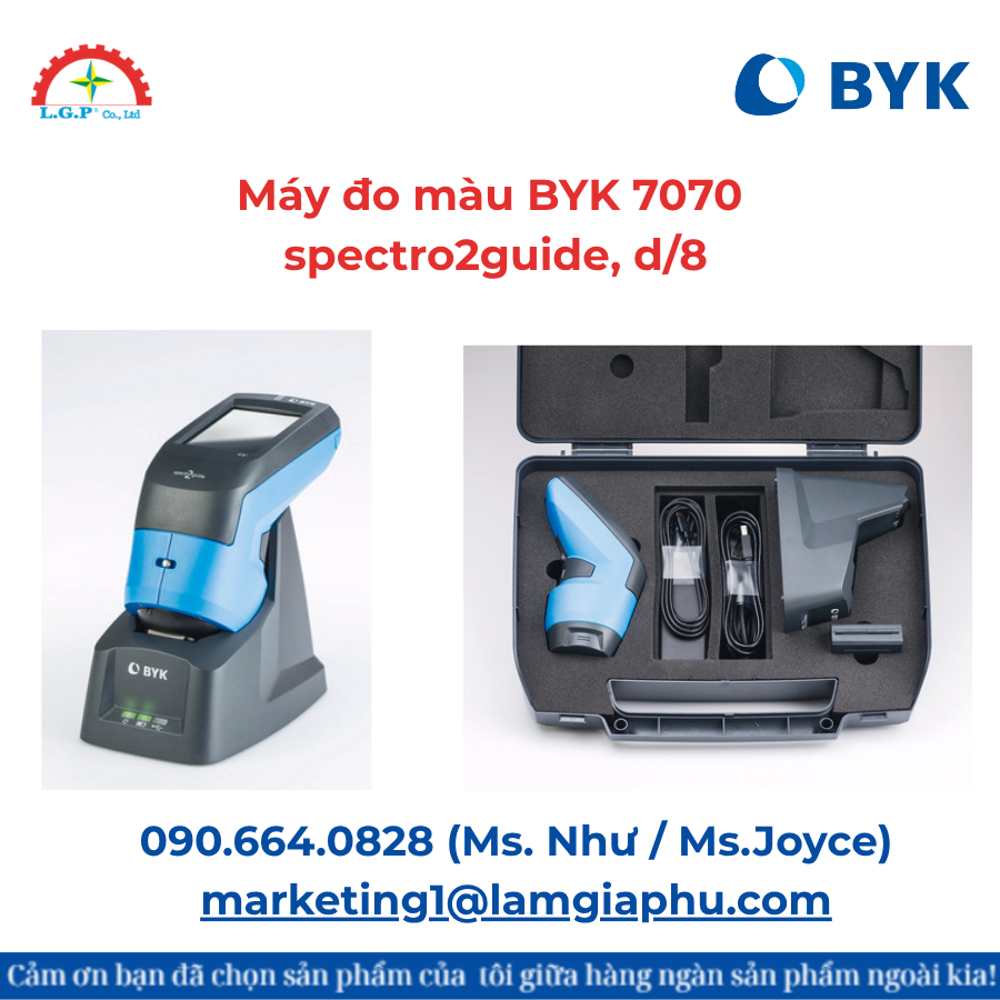 Máy đo màu BYK 7070 spectro2guide d/8 - Ảnh 2