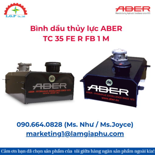 Bình dầu thủy lực ABER - TC 35 FE R FB 1 M