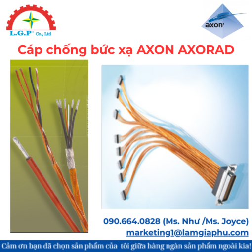 Cáp chống bức xạ AXON AXORAD- Đại lý AXON