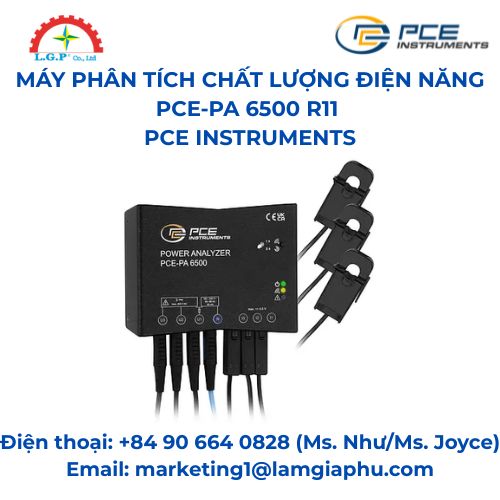 Máy phân tích chất lượng điện năng PCE-PA 6500 R11 PCE Instruments