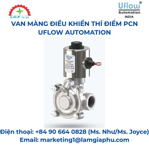 Van màng điều khiển thí điểm PCN Uflow Automation