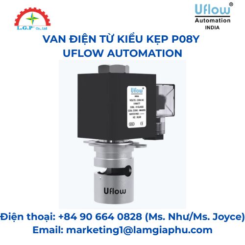 Van điện từ kiểu kẹp P08Y Uflow Automation
