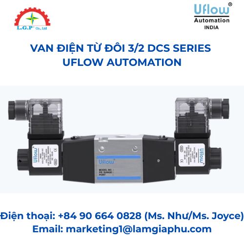 Van điện từ đôi 3/2 DCS Series Uflow Automation