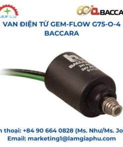 Van điện từ GEM‑FLOW G75‑O‑4 Baccara