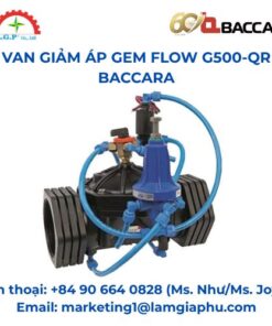 Van giảm áp Gem Flow G500‑QR Baccara